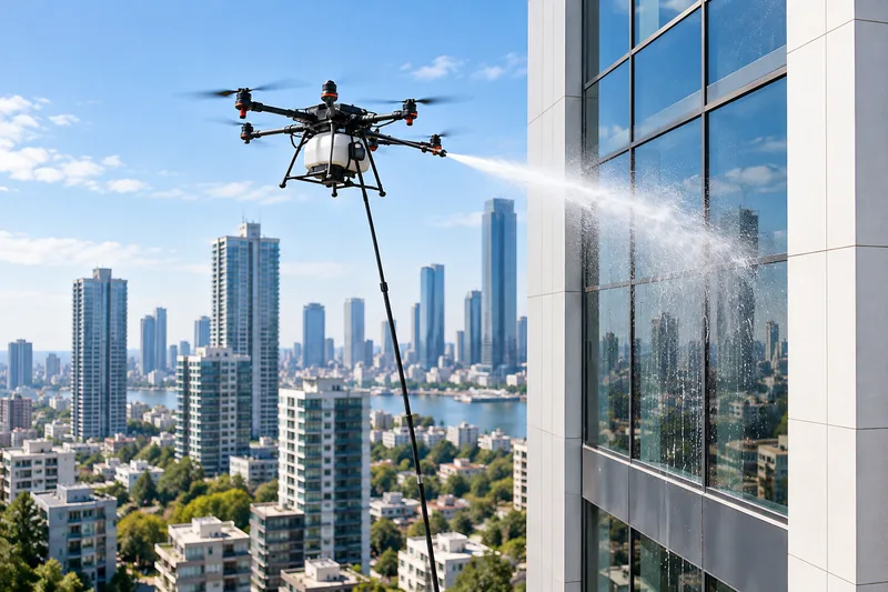 Dronlu Dış Cephe Temizliği için temsili hizmet görseli